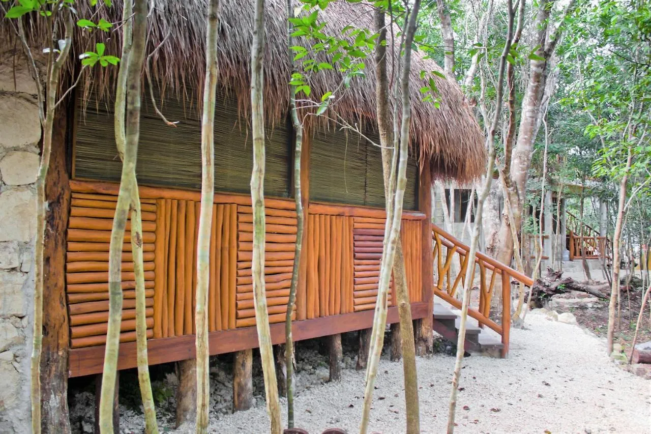 Parque de Campismo Aldea Maya-Ha Cabanas Con Cenotes Puerto Morelos