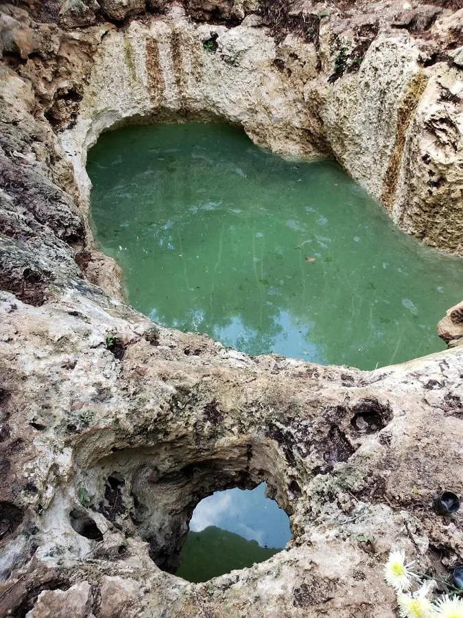 Aldea Maya-Ha Cabañas con cenotes Puerto Morelos Camping
